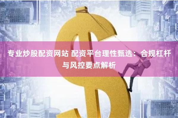 专业炒股配资网站 配资平台理性甄选：合规杠杆与风控要点解析